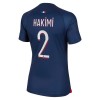 Camiseta de fútbol Paris Saint-Germain 2023-24 Hakimi 2 Primera Equipación - Mujer